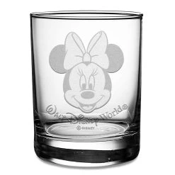 Disney Arribas Rocks Glass - Minnie Mouse - 14 Oz