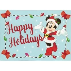Disney Greeting Cards - Holiday Minnie Mouse