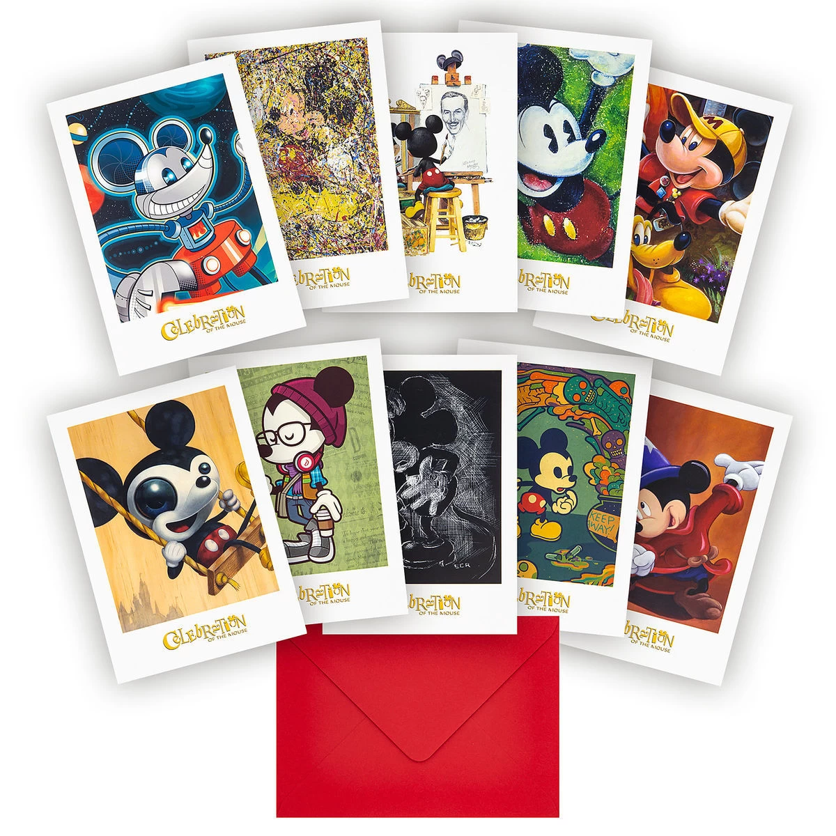 Disney Notecard Set - Mickey Mouse ''Celebration Of The Mouse'' 1 Disney Notecard Set - Mickey Mouse ''Celebration Of The Mouse''