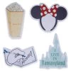 Disney Notepad 4 Pc. Set - Disney Parks Icons Minnie Ears Autograph Book Popcorn Castle