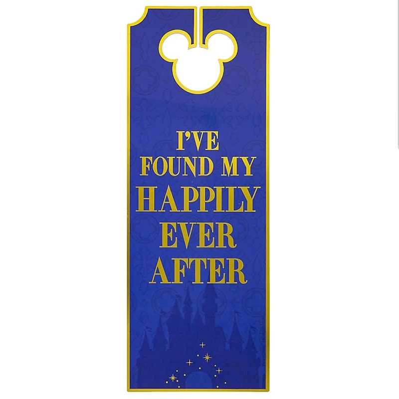 Disney Door Knob Hanger - Happily Ever After Sign 2 Disney Door Knob Hanger - Happily Ever After Sign - Image 2