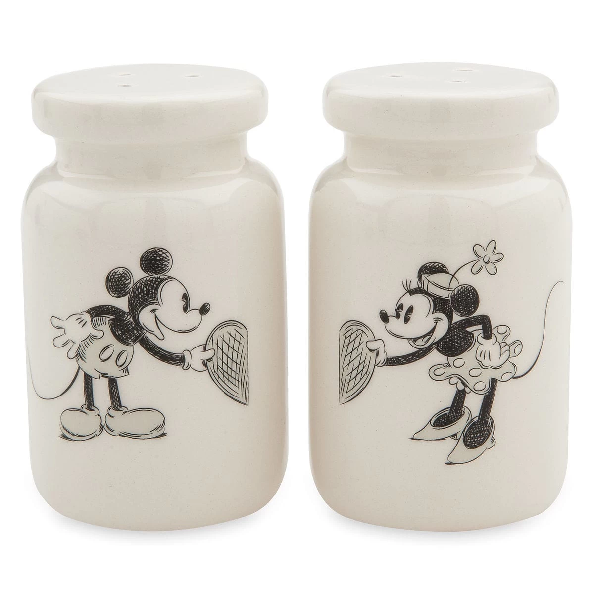 Disney Salt And Pepper Shakers - Classic Mickey And Minnie Mouse 1 Disney Salt And Pepper Shakers - Classic Mickey And Minnie Mouse