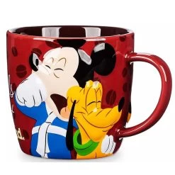 Disney Coffee Cup Mug - Mickey Mouse & Pluto - Coffee & Friends Make The Perfect Blend -Disney 77756 2s