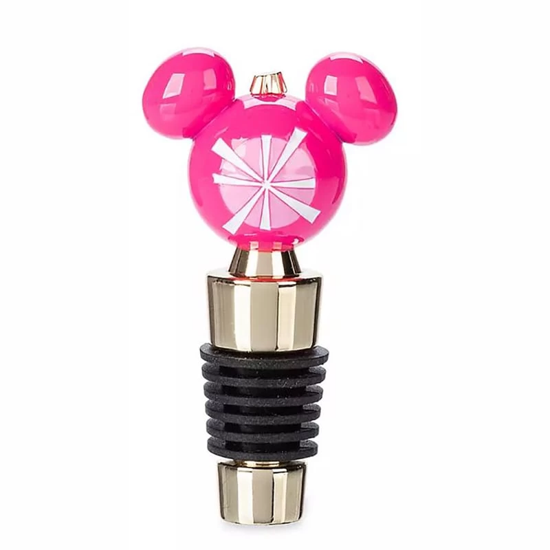 Disney Bottle Stopper - Mickey Mouse Icon Holiday - Retro - Pink 1 Disney Bottle Stopper - Mickey Mouse Icon Holiday - Retro - Pink