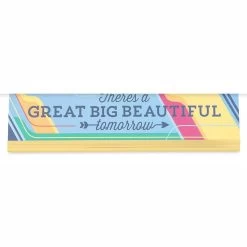 Disney Nameplate - There's A Great Big Beautiful Tomorrow