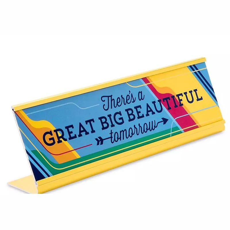 Disney Nameplate - There's A Great Big Beautiful Tomorrow 2 Disney Nameplate - There's A Great Big Beautiful Tomorrow - Image 2