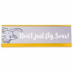 Disney Nameplate - Dumbo - Don't Just Fly Soar