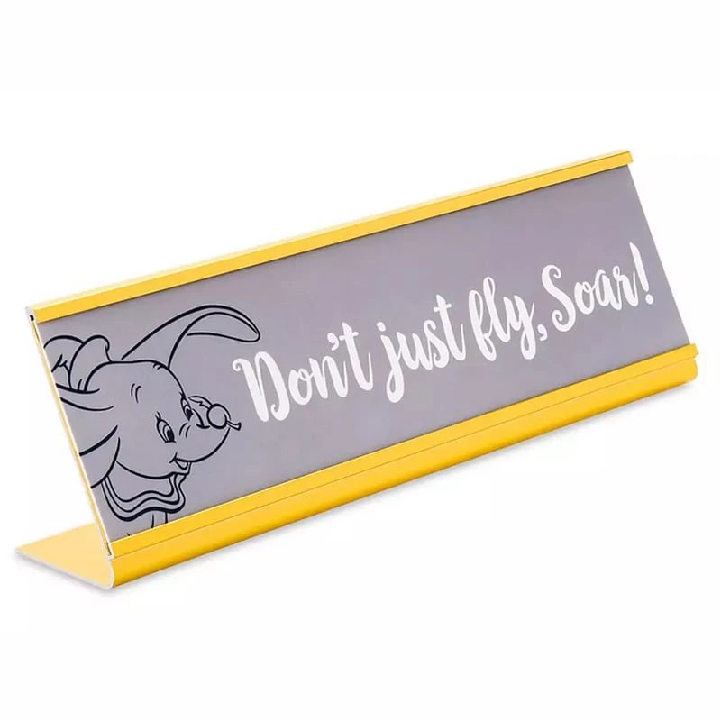 Disney Nameplate - Dumbo - Don't Just Fly Soar 2 Disney Nameplate - Dumbo - Don't Just Fly Soar - Image 2