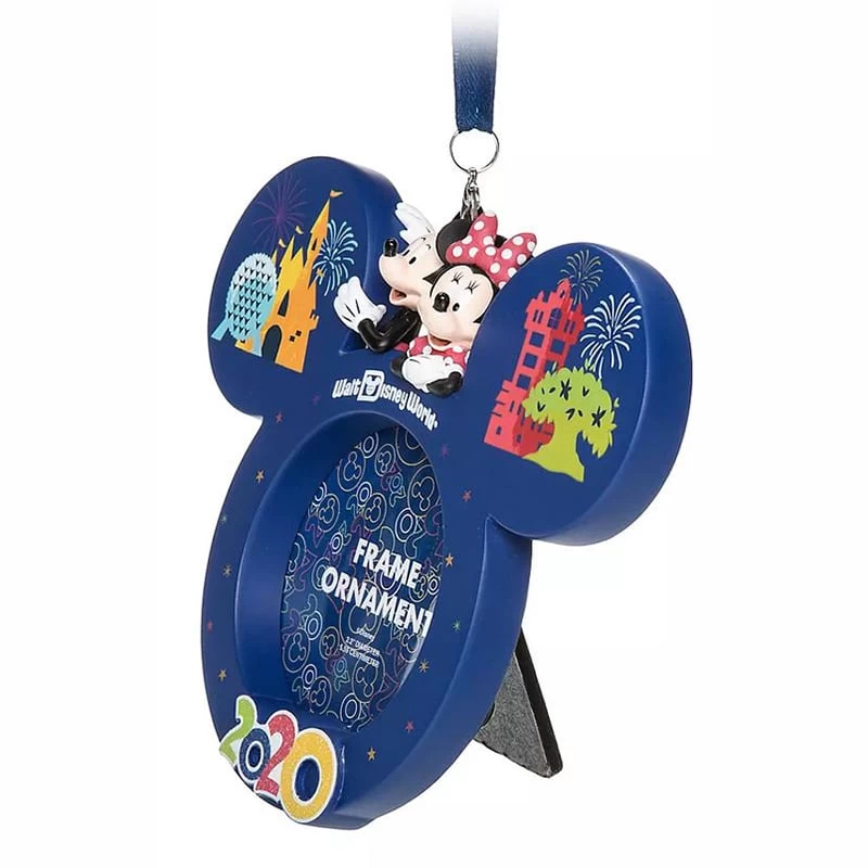 Disney Frame Ornament - Mickey & Minnie Mouse - Walt Disney World 2020 Logo 2 Disney Frame Ornament - Mickey & Minnie Mouse - Walt Disney World 2020 Logo - Image 2
