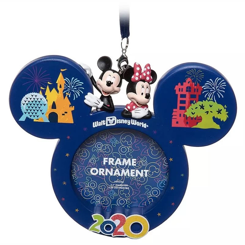 Disney Frame Ornament - Mickey & Minnie Mouse - Walt Disney World 2020 Logo 1 Disney Frame Ornament - Mickey & Minnie Mouse - Walt Disney World 2020 Logo