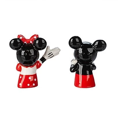 Disney Salt And Pepper Shaker Set - Mickey And Minnie Mouse Holiday Sleigh 7 Disney Salt And Pepper Shaker Set - Mickey And Minnie Mouse Holiday Sleigh - Image 7