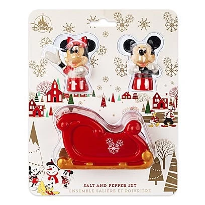 Disney Salt And Pepper Shaker Set - Mickey And Minnie Mouse Holiday Sleigh 8 Disney Salt And Pepper Shaker Set - Mickey And Minnie Mouse Holiday Sleigh - Image 8