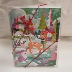 Disney WonderGround Card Set - Jeff Granito - Holiday 8 Cards And Envelopes