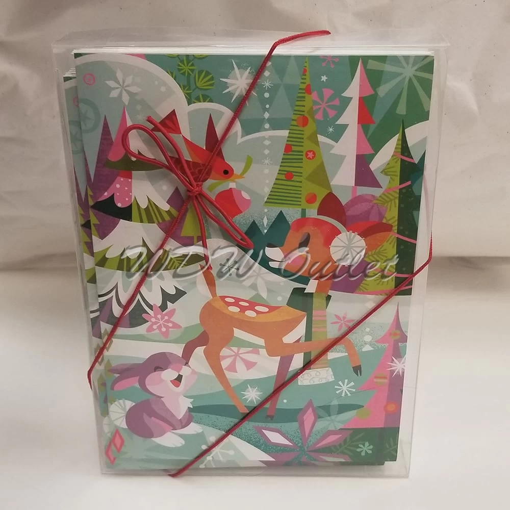Disney WonderGround Card Set - Jeff Granito - Holiday 8 Cards And Envelopes 1 Disney WonderGround Card Set - Jeff Granito - Holiday 8 Cards And Envelopes