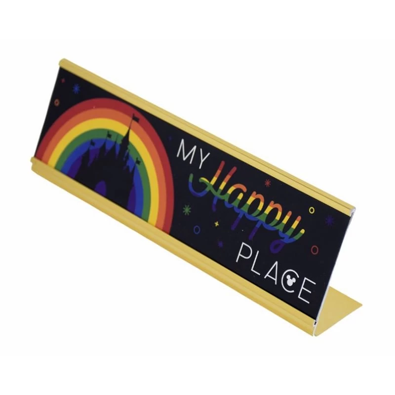 Disney Desk Plate - Rainbow Disney Collection - My Happy Place 2 Disney Desk Plate - Rainbow Disney Collection - My Happy Place - Image 2