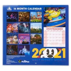 Disney Parks 16 Month Calendar - Walt Disney World - 2021 -Disney 82799b