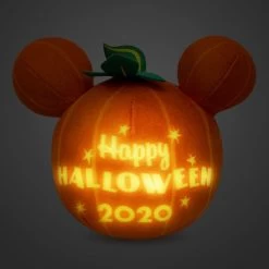 Disney Plush - Trick Or Treat - Mickey Mouse Light-Up Halloween Pumpkin Mini 5'' -Disney 82900 3s
