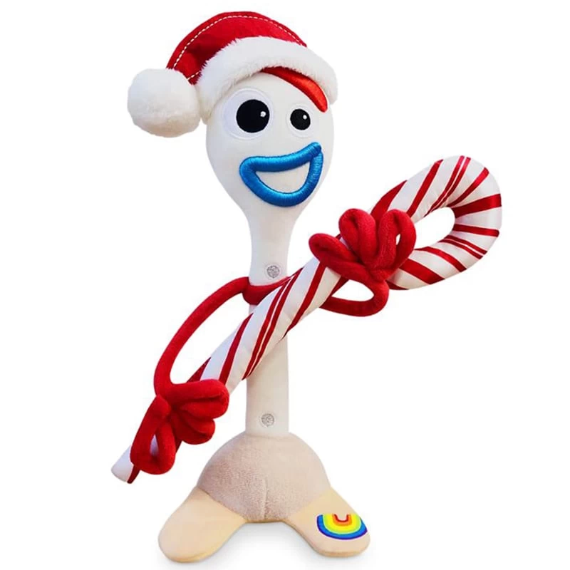 Disney Plush - Toy Story 4 - Holiday Forky 1 Disney Plush - Toy Story 4 - Holiday Forky