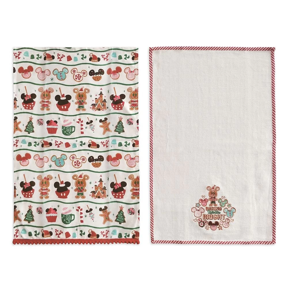 Disney Kitchen Towel Set - Mickey And Minnie Gingerbread 3 Disney Kitchen Towel Set - Mickey And Minnie Gingerbread - Image 3