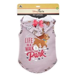 Disney Tails Dog Hoodie - Reigning Cats And Dogs - Pink/Purple -Disney 87309 s4