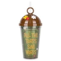 Disney Travel Tumbler W/ Straw - Tiki Room - All The Birds Sing Words
