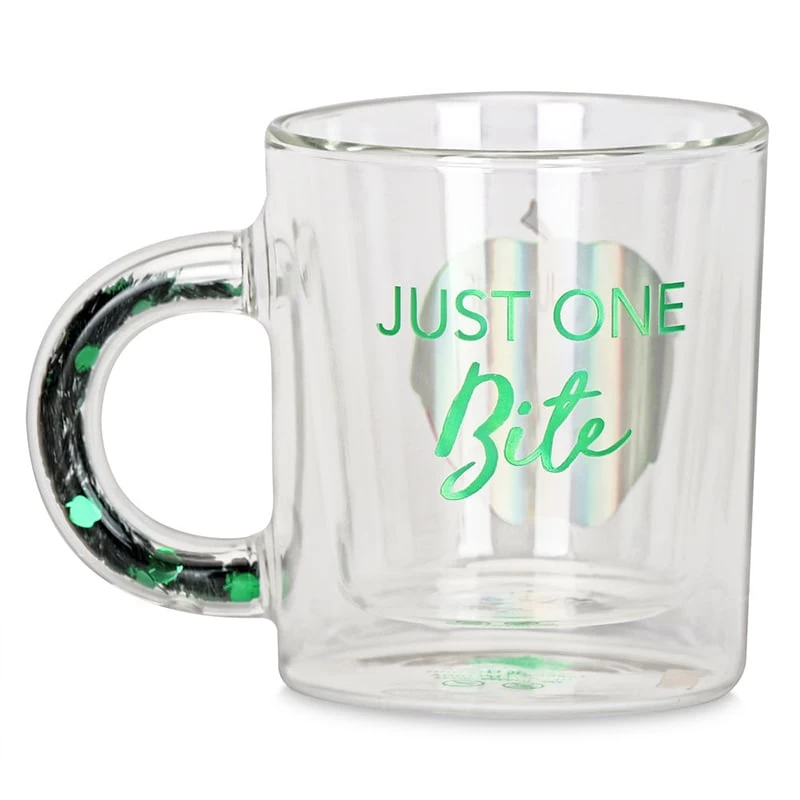 Disney Glass Mug W/ Confetti Handle - Snow White - Poison Apple - Just One Bite 2 Disney Glass Mug W/ Confetti Handle - Snow White - Poison Apple - Just One Bite - Image 2