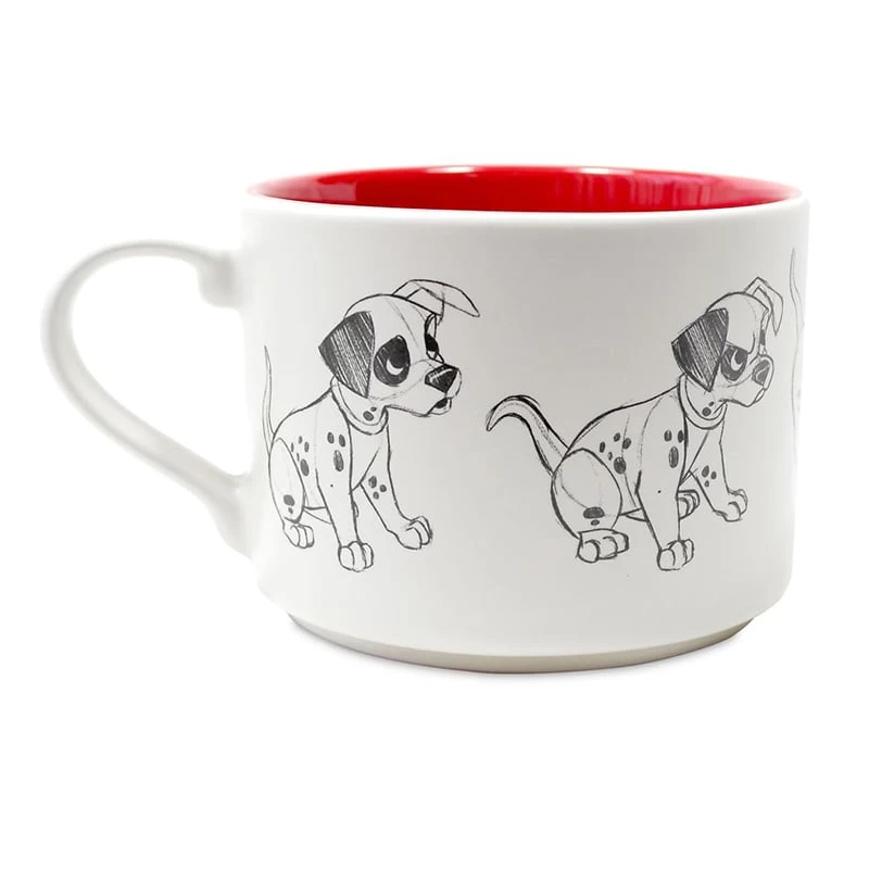 Disney Coffee Cup - Animation Sketch - 101 Dalmatians - Patch 2 Disney Coffee Cup - Animation Sketch - 101 Dalmatians - Patch - Image 2