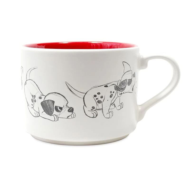 Disney Coffee Cup - Animation Sketch - 101 Dalmatians - Patch 1 Disney Coffee Cup - Animation Sketch - 101 Dalmatians - Patch