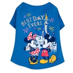 Disney Tails Dog Shirt - Mickey And Minnie Mouse - Best Day Ever