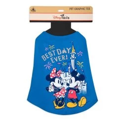 Disney Tails Dog Shirt - Mickey And Minnie Mouse - Best Day Ever -Disney 87921 3