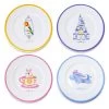 Disney Plate Set By Jerrod Maruyama - Disney Parks Magic Kingdom Icons