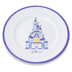 Disney Plate Set By Jerrod Maruyama - Disney Parks Magic Kingdom Icons -Disney 88421 3
