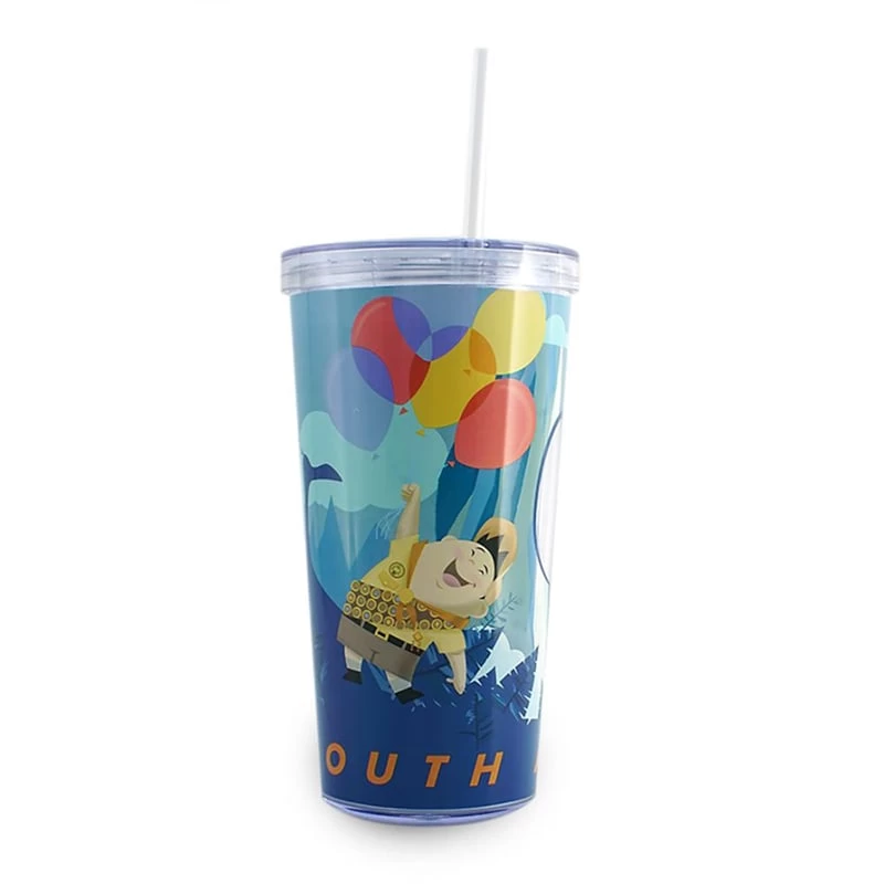 Disney Tumbler With Straw - Pixar - Up - 3D Effect 4 Disney Tumbler With Straw - Pixar - Up - 3D Effect - Image 4