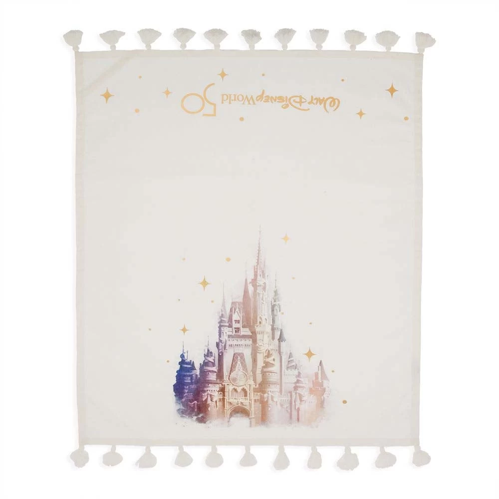 Disney Kitchen Towel - White 50th Anniversary Castle 2 Disney Kitchen Towel - White 50th Anniversary Castle - Image 2