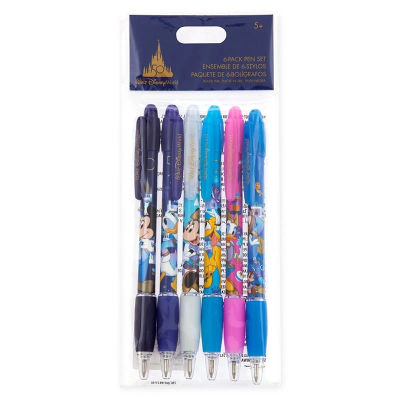 Disney Pen Set - Walt Disney World 50th Anniversary - Mickey Mouse And Friends 2 Disney Pen Set - Walt Disney World 50th Anniversary - Mickey Mouse And Friends - Image 2