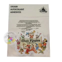 Disney Sticker - Walt Disney World 50th Anniversary - Mickey And Friends Magic Kingdom