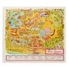 Disney Souvenir Map - Walt Disney World 50th Anniversary - Magic Kingdom Reproduction