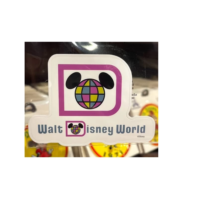 Disney Sticker - Walt Disney World 50th Anniversary - Classic D Logo 1 Disney Sticker - Walt Disney World 50th Anniversary - Classic D Logo