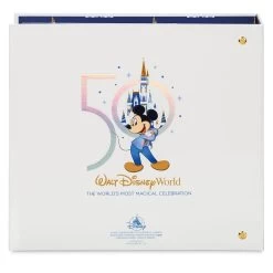 Disney Photo Album - Walt Disney World 50th Anniversary - White -Disney 89582s5