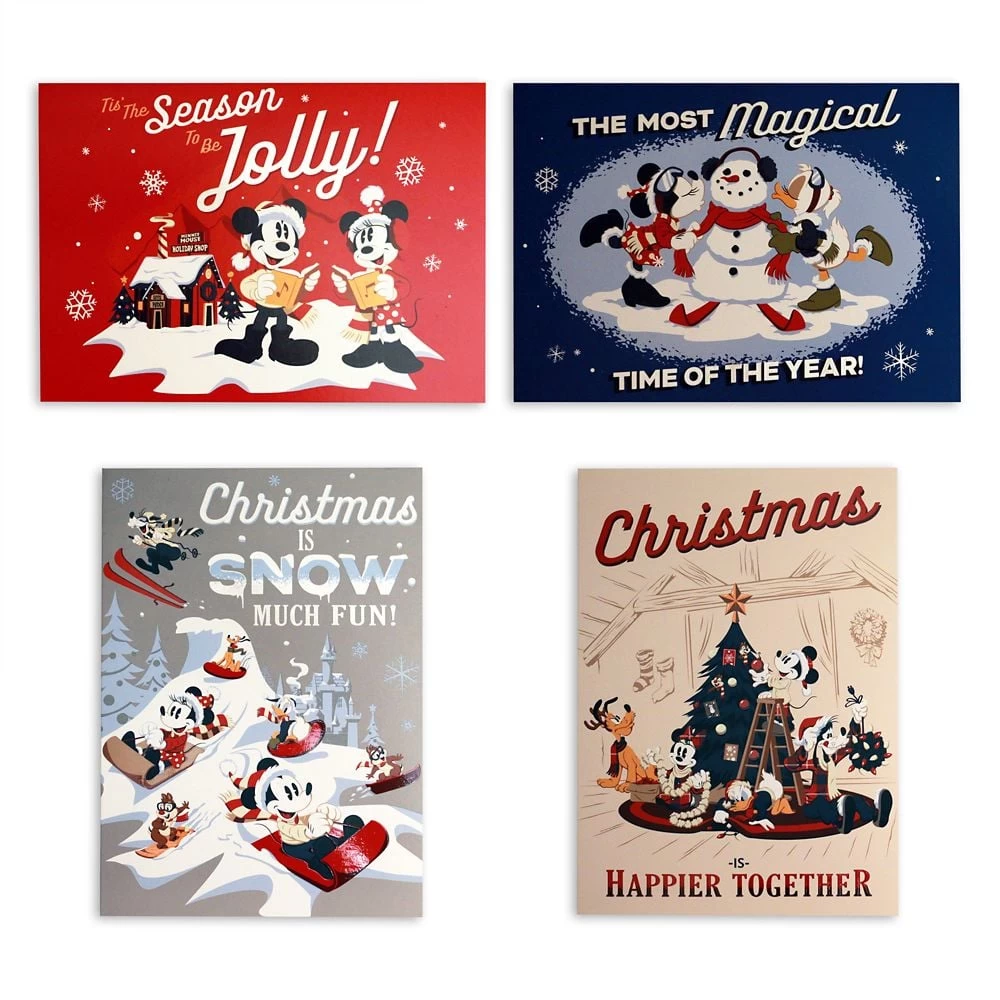 Disney Greeting Cards - Mickey And Friends Walt's Holiday Lodge 1 Disney Greeting Cards - Mickey And Friends Walt's Holiday Lodge