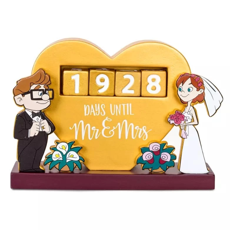 Disney Countdown Calendar - Up - Carl And Ellie Wedding 1 Disney Countdown Calendar - Up - Carl And Ellie Wedding