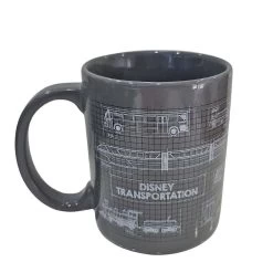 Disney Coffee Mug - Disney Transportation Sketches