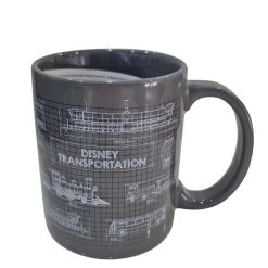 Disney Coffee Mug - Disney Transportation Sketches -Disney 98717aml3