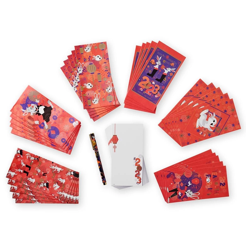 Disney Envelope Set - 2023 Lunar New Year Rabbit 1 Disney Envelope Set - 2023 Lunar New Year Rabbit
