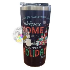 Disney Tervis Tumbler - Disney Vacation Club - Welcome Home - Holidays 2020