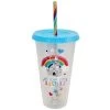 Disney Tumbler With Straw - Be Your Own Rainbow