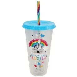 Disney Tumbler With Straw - Be Your Own Rainbow