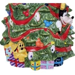 Disney Cookie Jar - Christopher Radko Mickey And Friends Christmas Tree - LE 500 -Disney 99682 12